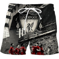 Liverpool Quick Dry beach shorts mens fashion printed Boardshorts sports swimming shorts loose plus size five-point pants 02