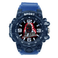 นักฆ่าเลือดผู้ชาย Jam Tangan Sport ตัวละครกันน้ำฟรีไฟตัวละคร