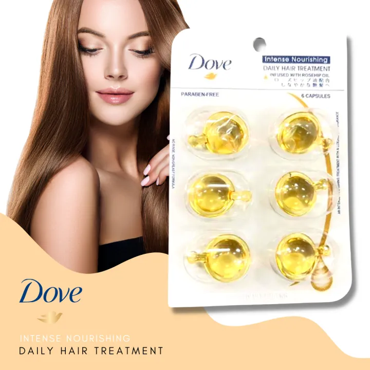 Dove Intense Nourishing Daily Hair Treatment 1ml x 4 Capsules | Lazada  Singapore
