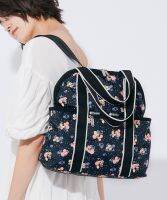 LeSportsac รุ่นร่วม2021ใหม่กระเป๋าเป้สะพายหลัง2442สามารถใส่กรณีรถเข็นได้