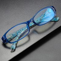 Unisex Reading Glasses Resin Lightweight Anti-Blue Light Reading Glasses Transparent Diopter Lens 1.0 To 4.0