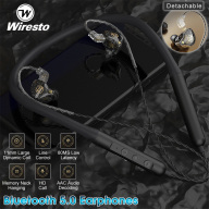 Wiresto Tai Nghe Bluetooth 5.0, Tai nghe không dây có mic thumbnail