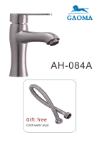 Gaoma ? ?304 ~ก๊อกอ่างล้างหน้า ก๊อกล้างหน้า ก๊อกล้างมือBasin Faucet Cold Tap (304 Stainless Steel) AH-084A