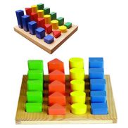 Đồ play table block Head comparison set đếm