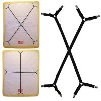 【cw】 2 Pcs Adjustable Sheet Straps Bed Holder Fitted Elastic Fasteners Sheets !