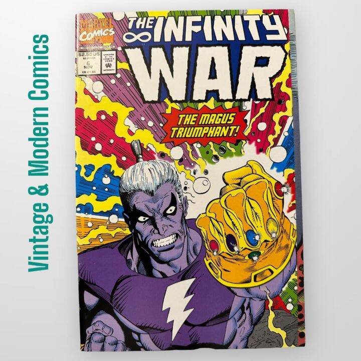 Infinity war 6 Published Nov 1992 by Marvel. Story by Jim Starlin. Art