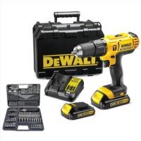 DEWALT สว่านกระแทกไร้สาย18V รุ่น DCD776C2A มาพร้อม แบต+แท่นชาร์จ เครื่องมือช่าง รับประกัน