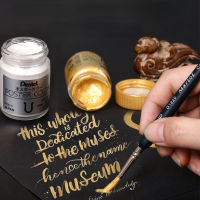 30Ml Powder Silver Powder Paint การประดิษฐ์ตัวอักษรภาพวาดสีน้ำ Embellishment Art สีกระป๋องพิเศษ