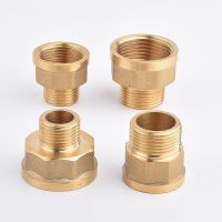 Brass 1/2 3/4 1 BSP Female to Male Thread Pipe Connector M/F Hex Bushing Reducer Garden Supplies Plants Aquarium Filter Fitting