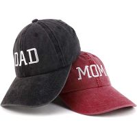 MOM DAD Embroidery Vintage Cotton Men Baseball Cap Women Hat Sport Visors Snapback Cap Breathable Outdoor Sun Hat Dropshipping