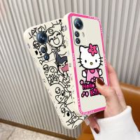 Casing ponsel Hello Kitty Cinnamoroll lucu untuk Xiaomi Mi 13 12S 12 12X 12T 11i 11T 11 10 10S Pro Lite Ultra 5G tali kiri cair