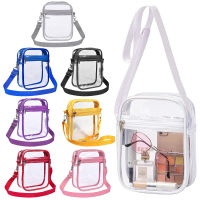 Portable Shopping Bags Multifunctional Document Bag Sand Crossbody Bag PVC Crossbody Bag Single Shoulder