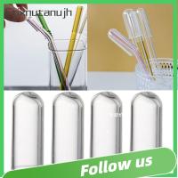 FOXNUTANUJH 1/4PCS ครอบกระจก อุปกรณ์เสริมถ้วย ฝาปิดใส ปลั๊กหลอดแก้ว หมวกฟางดื่ม นำกลับมาใช้ใหม่ได้ เคล็ดลับฟางครอบคลุม