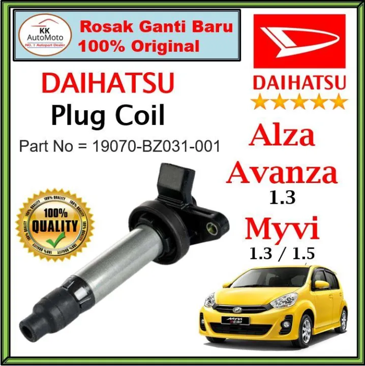 Original Daihatsu Ignition Coil Plug Coil Perodua Myvi 1.3 / 1.5