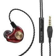 Tai Nghe Có Dây 3.5Mm Tai Nghe HiFi Âm Thanh Nổi Trình Điều Khiển Bằng