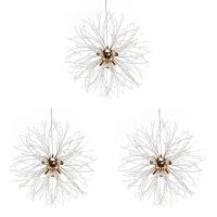 3X LED Chandelier Lamp Dandelion for Living Dining Room Kitchen Bedroom Home Modern Decoration Lustre Pendant Light