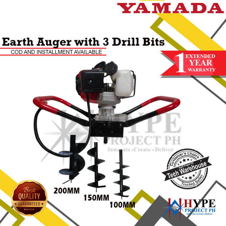 Yamada Earth Auger with 3 Free Drill Bits | Lazada PH