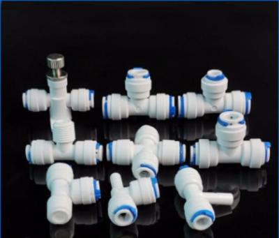 【YF】✤✴☌  RO  Hose Connection Straight Elbow Tee 1/4  3/8  Coupling Plastic Pipe Fitting Reverse Osmosis