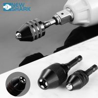 Drill Chuck Keyless Impact Driver Adaptor Screwdriver Head Micro Motor Clamping Hex Shank Mini Chucks Fixture Drill Bits Adapter