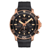 Tissot Seastar 1000 ทิสโซต์ ซีสตาร์ 1000 สีดำ โรสโกลด์ T1204173705100 นาฬิกาสำหรับผู้ชาย