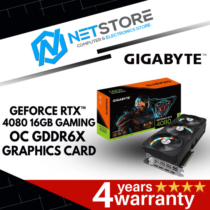 GIGABYTE Gaming GeForce RTX 4080 Video Card GV-N4080GAMING OC-16GD