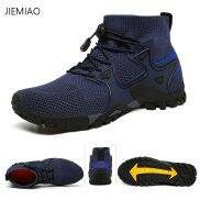 Jjiemiao trung tính mùa hè leo núi đi bộ đường dài Giày lưới thoáng khí