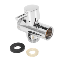 SOLID diverter 3-way diverter valve All 1/2 inch IPS shower system spare part, copper chrome plating