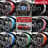 6.5นิ้วรถ Central Control แสดงผลฝาครอบตกแต่งสำหรับ BMW MINI ONE Cooper S F56 F57ภายในรถการปรับเปลี่ยนอุปกรณ์เสริม