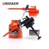 【CC】 250/300/350ml/500ml Metal Can Plastic Hose Refueling Pot Pressure Oiler Grease Gun Accessories