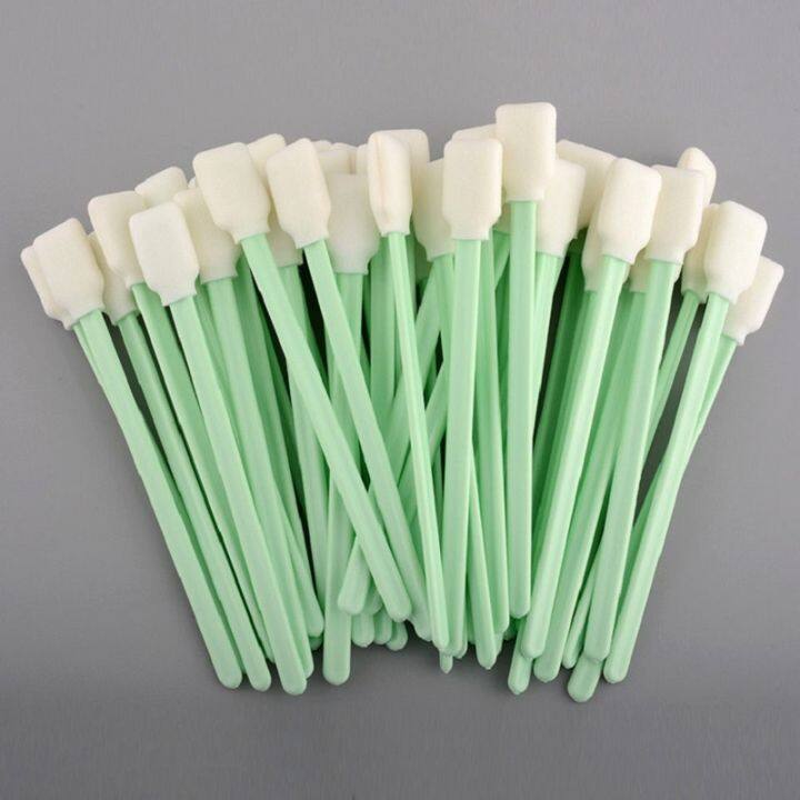 100pcs-foams-tipped-swabs-cotton-swabs-for-seiko-epson-xaar-ricoh-fuji-starfire-printhead-wiping-inks