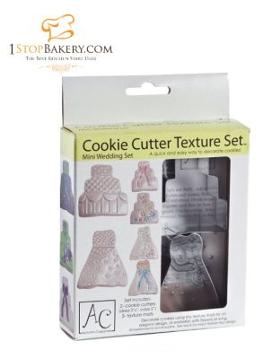 [53-1050] Mini Wedding- Cookie Cutter-Ac (Ct065) / คัตติ้งคุกกี้