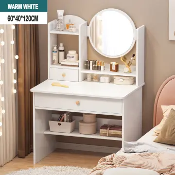 Stand up table clearance mirror