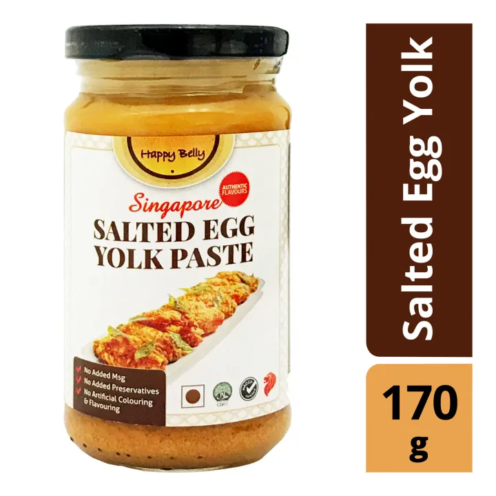 Happy Belly Spicy Salted Egg Yolk Paste Singapore Bumbu Telur Asin Standart Lazada Indonesia