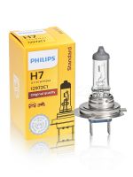 ของแท้สำหรับ Philips ไฟหน้ารถหลอดฮาโลเจน H7 12V 55W Super Bright 24V 70W 100W ใกล้ลำแสงและไฟสูง