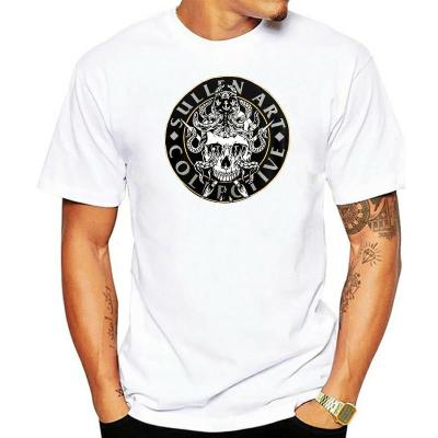 Sullen Art Collective Octopus Badge Skull Tattoo Artist Black Tshirt S3Xl Uk Tee Shirt Style Gildan