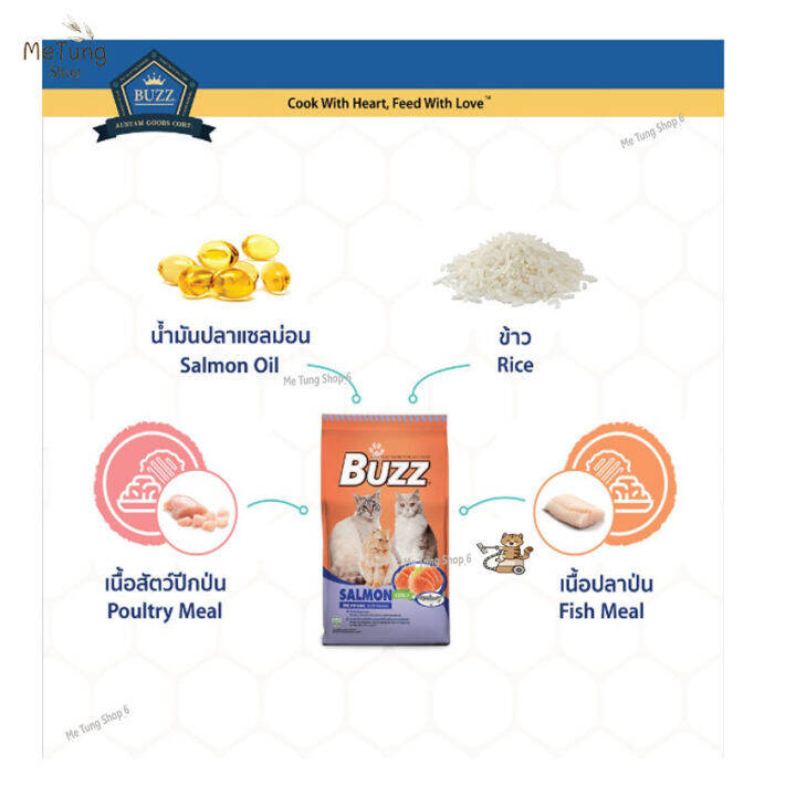 หมดกังวน-จัดส่งฟรี-buzz-balanced-อาหารแมว-รสปลาแซลมอน-สำหรับแมวโต-gt-1-ปีขึ้นไป-ทุกสายพันธุ์-7-kg