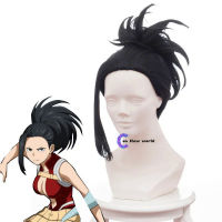 [ Star Fun]2020ใหม่ My Hero Academia Boku No Hiro Akademia Momo Yaoyorozu สีดำคอสเพลย์วิกผมหมวก