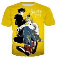 Anime Banana Fish T Shirts Men/women Summer 3D Banana Fish Printed T-shirt Casual Harajuku Style T-shirt Streetwear Tee