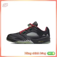 CLOT x Air Jordan 5 Low AJ5 Trung Quốc Jade Casual Basketball Giày Đen Đỏ