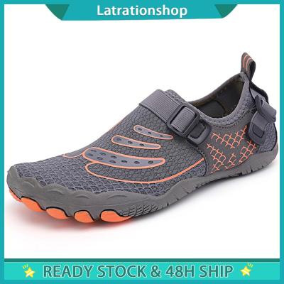 รองเท้าผ้าใบกีฬาทางน้ำ,รองเท้ารองเท้าผ้าใบว่ายน้ำแห้งเร็วระบายอากาศออกแบบรูระบายน้ำน้ำหนักเบาสำหรับผู้ใหญ่ทุกเพศ