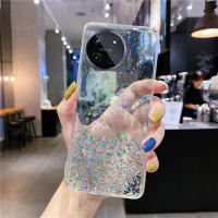 เคสโทรศัพท์แบบใสใหม่สำหรับ Realme11ปลอกอ่อน NFC Realme 11 4G 5G / 11 Nfc/ 11X 5G / 11 Pro/ 11 Pro / 11 Pro + เคสโทรศัพท์มือถือซิลิโคนใสกลิตเตอร์ TPU Realme 11 Pro