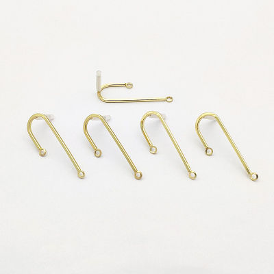 New arrival! 40x13mm100pcs Zinc Alloy n shape Ear Stud for Hand Made Earrings DIY parts,Jewelry Making Findings & Components