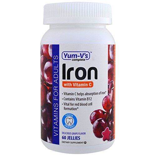 [PREORDER] YUMV'S COMPLETE IRON W/ VITAMIN C JELLIES (GUMMIES) GRAPE