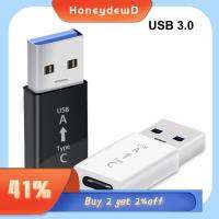 HONEYDEWD มินิมินิ อะแดปเตอร์ Type C ตัวเมียเป็น USB 3.0 A ตัวผู้ เอบีเอสเอบีเอส ง่ายต่อการใช้ ตัวแปลง OTG สะดวกสบายๆ การเดินทางการเดินทาง ตัวแปลง Type C ตัวเมียเป็น USB 3.0 A ตัวผู้ สำหรับ Type-C Port พอร์ต Type-C