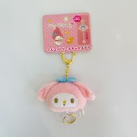 [In stock] สไตล์ญี่ปุ่น Sanrio พุดดิ้งสุนัขหูใหญ่ลูกสุนัขกระต่ายน่ารักหัวตุ๊กตาเครื่องประดับจี้กุญแจพับเก็บได้