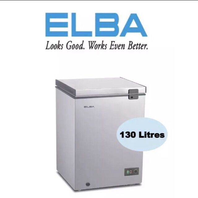 ELBA Chest Freezer 130L ( EFE1310GR) Lazada