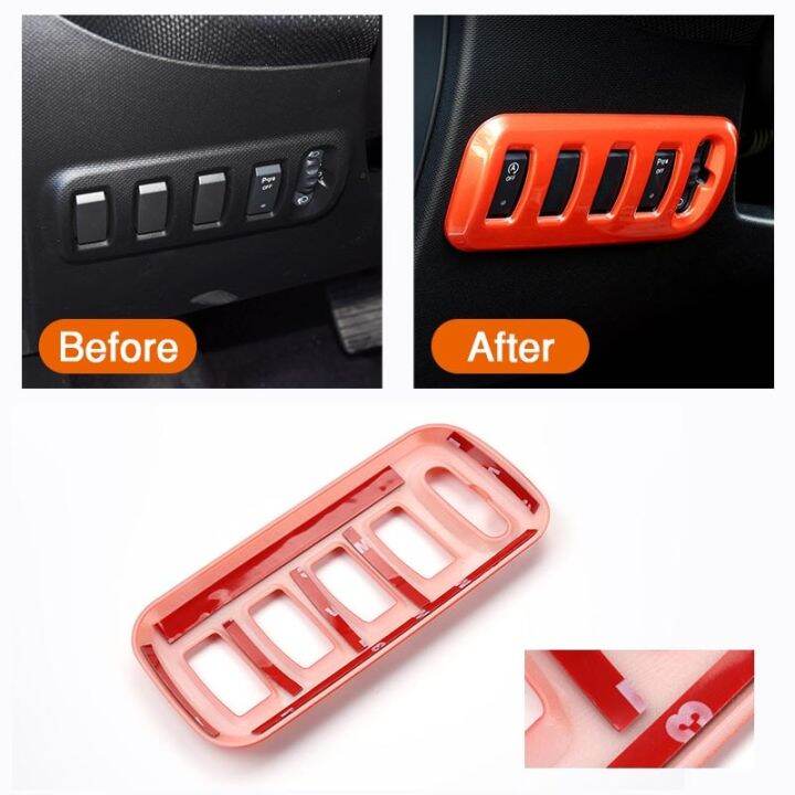 abs-plastic-headlight-switch-control-decorative-cover-for-smart-453-fortwo-forfour-car-interior-styling-modification-accessories