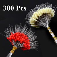 【DT】hot！ 300Pcs/lot Float Red/beige Rubber Stopper S M L Fishing Bobber Cylindrical Accessories