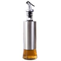 300Ml Kitchen Glass Oil Bottle Stainless Steel Leak-Proof Soy Sauce Vinegar Cruet Storage Dispenser Useful Kitchen Tools