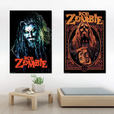 Rob Zombie Canvas Art โปสเตอร์และ Wall Art ภาพพิมพ์ Modern Family Bedroom Decor โปสเตอร์ New